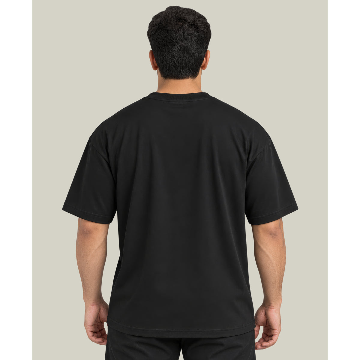 HOUSE OF RYVEN Men's 240 GSM Oversized Solid Half Sleeve Cotton T-Shirt | Relaxed Fit | Breathable Casual Wear | Available in Plus Sizes | Pack of 2