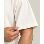 HOUSE OF RYVEN Men's 240 GSM Oversized Solid Half Sleeve Cotton T-Shirt | Relaxed Fit | Breathable Casual Wear | Available in Plus Sizes