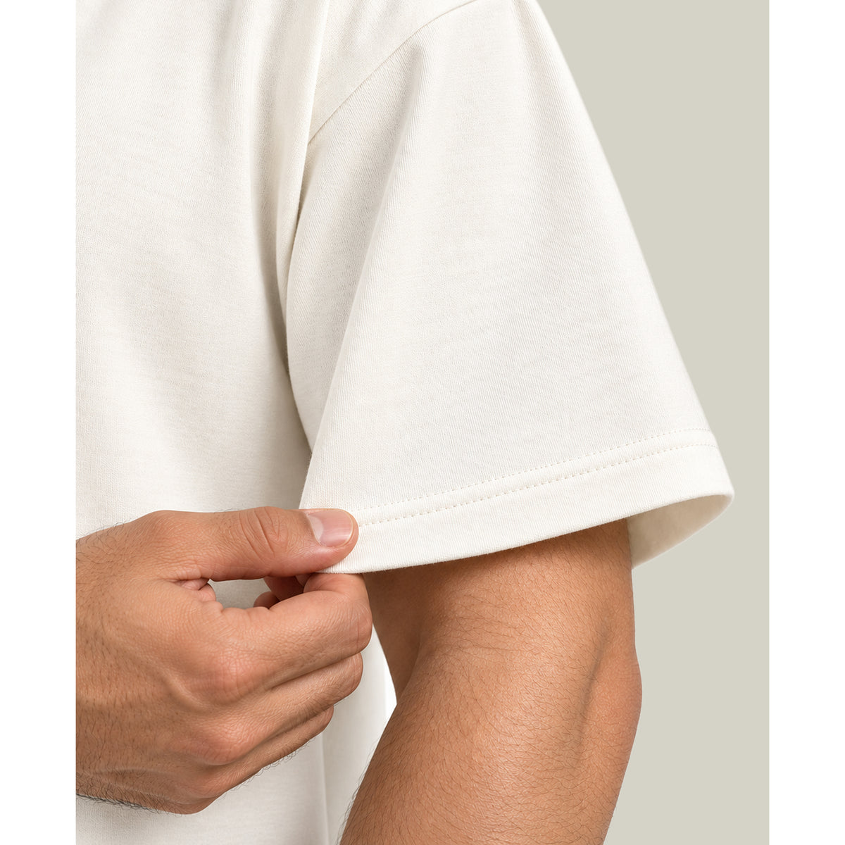 HOUSE OF RYVEN Men's 240 GSM Oversized Solid Half Sleeve Cotton T-Shirt | Relaxed Fit | Breathable Casual Wear | Available in Plus Sizes